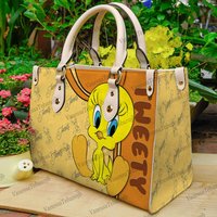Tweety Bird Leather Handbag, Tweety Bird Bags