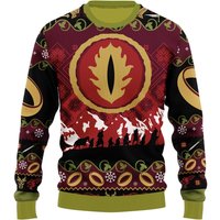 Sauron Lotr Ugly Christmas Sweater, Lotr Ugly Knitted Christmas