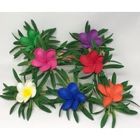 Moana Haarspange Für Kinder Oder Erwachsene. Schaum Blume Mit Lilie. Baby Haarspange