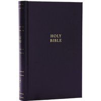 NKJV Holy Bible, Personal Size Large Print Reference Bible, Black, Hardcover, 43,000 Cross References, Red Letter, Comfort Print: New King James Version, Hardback,
