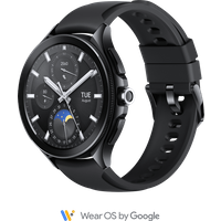 Xiaomi Watch 2 Pro - 4G LTE Black Case with Black Fluororubber Strap