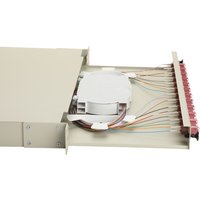 Equip LWL-Spleißkasten 12-Port LC-Duplex OM4 1U komplett gr