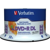 DVD+R Verbatim 8,5GB 50pcs 8x wide printable surface
