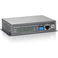 LevelOne PoE+Switch 4xFE PoE 120W Metall