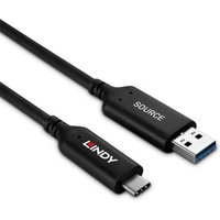 LINDY 10m USB 3.2 Gen 1 Typ A an C Hybridkabel