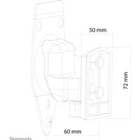 Neomounts WAH für Sonos 3 Boxen schw.