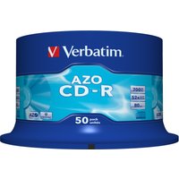 CD-R Verbatim 700MB 50pcs Pack 52x Spindel Azo crystal