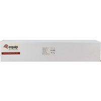 Equip 19" Kabelmanagement 5xPlastikringe Stahl 1U RAL7035