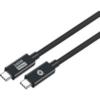CONCEPTRONIC Kabel USB-C4.0->C 240W/PD3.1 40Gbs 1.20m sw