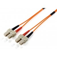 Equip Patchkabel SC->SC 15.00m Singlemode Duplex OS2 gelb Polybeutel