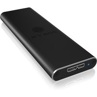 Geh. IcyBox USB 3.0 1,8" M.2 SATA SSD -> Aluminium sw retail