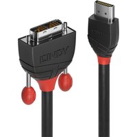 LINDY HDMI an DVI-D Single Link Kabel Black Line 3m