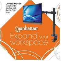 MANHATTAN Tischhalterung mit Monitorarm 13-32" bis 8kg