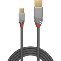 LINDY USB 2.0 Kabel Typ A/Mini-B Cromo Line M/M 1m
