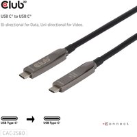 Club3D USB-C AOC-Kabel 8K/ 10Gbps/ 60W 15m St/St