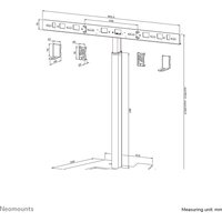 Neomounts BOS Videobar-Bodenstativ schwarz Max.10KG
