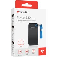 SSD 1TB Verbatim Pocket SSD USB 3.2 black/blue retail