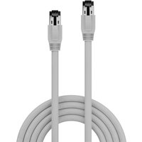 LINDY Patchkabel Cat.8.1 S/FTP LSZH Kabel, grau, 2m