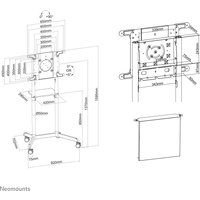 Neomounts BOS 37"-70" 1TFT Max.70KG schwa