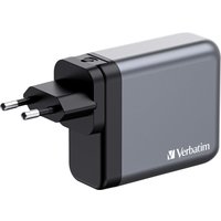 Verbatim GNC-140 GaN Charger 4 Port 140W USB A/C (EU/UK/US)