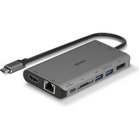 LINDY DST-Mini XT USB-C Mini Dock 4K HDMI&DP PD 3.0 100W