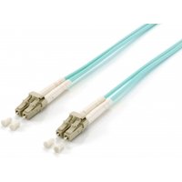 Equip Patchkabel LC->LC 20.00m Multimode Duplex OM3 türkis Polybeutel
