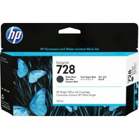 HP 728 Mattschwarz Tintenpatrone 130ml