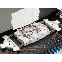 Equip LWL-Spleißkasten 24-Port LC-Duplex OS2 1U komplett sw