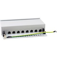 Equip Patchpanel 8xRJ45 Cat6a Desktop 500MHz RAL7035