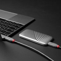 LINDY 2.0m USB4 240W Typ C Kabel, 40Gbit/s, Anthra Line