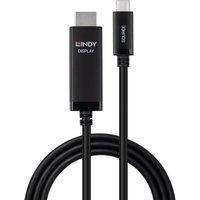 LINDY USB Typ C an HDMI 8K60 Adapterkabel 1m schwarz