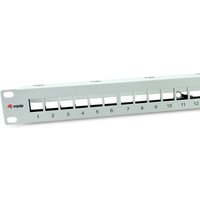 Equip 19" Patchpanel 24xKeystones FTP 1U RAL7035