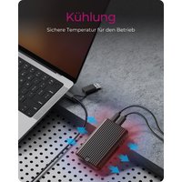 Geh.IcyBox M.2NVMe/SATA SSD mit CFexpress Type-B Kartenleser