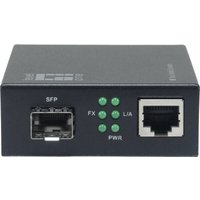 LevelOne Media Konverter RJ45->SFP GE 19" Smart