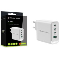 CONCEPTRONIC Ladegerät 4Port GaN 3xUSB-C/1xA100WPD3.0/PPS ws