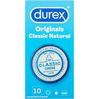 Durex Originals Classic Natural Latex Condoms 10 pcs