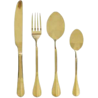 ITEM Gold Cutlery set - 16 dele