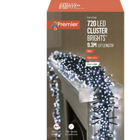 Premier 720 LED Cluster Brights Light Chain - 9.3m