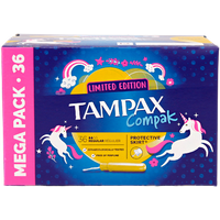 Tampax Limited Edition Compak Regular Tampons - 36 pcs