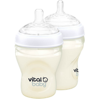 Vital Baby NURTURE Feeding Bottle - 2-Pack