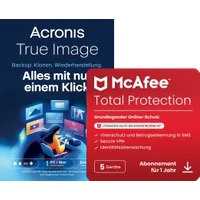 2GO Software 17% Rabatt auf Acronis True Image und McAfee Total Protection für 1 Jahr