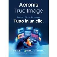 Acronis True Image Essentials | 1 anno | 3 PC | Ultime versioni