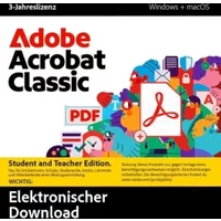 Adobe Acrobat Classic student & teacher edition | 1 Benutzer | 3 Jahre | Windows & macOS