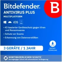 2GO Software 20% Rabatt auf Bitdefender Antivirus Plus für 3 PCs 1 Jahr Lizenz