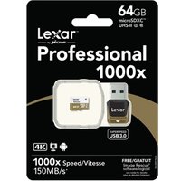 PROFESSIONAL 1000x MICRO SDXC 64 Go
