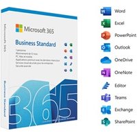 Abonnement Microsoft 365 Business Standard (12 mois - 1 utilisateurs)
