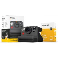 Coffret appareil photo instantane Polaroid Now Black - double pack de films i-Type couleur cadre blanc (16 films)