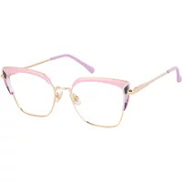 Cat-eye Pink/Gold Eyeglasses
