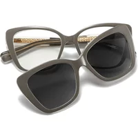 Cat-eye Grey Eyeglasses