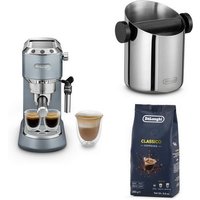 EC 785.AE Dedica Metallics Bundle Siebträgermaschine inkl Knock Box + Classico (250gr.) EC 785.AE Dedica Metallics Bundle Siebträgermaschine inkl Knock Box + Classico (250gr.)